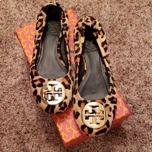 Tory Burch Leopard Print Ballet Flat